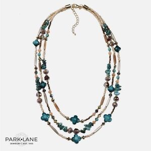 Park Lane Jewelry Leia Necklace (BLUE)